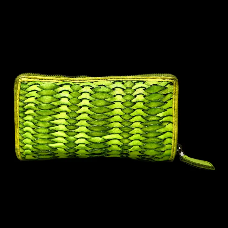 Handmade Wallet In Woven Leather
