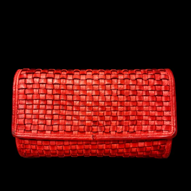 Handmade Wallet In Woven Leather