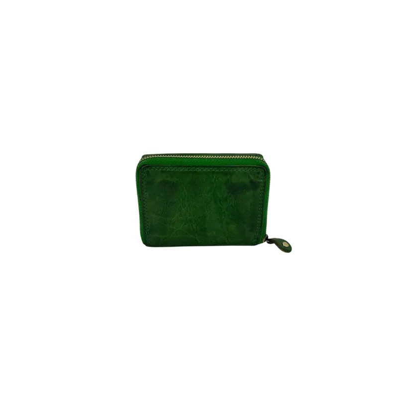 Handmade Wallet In Washed Leather