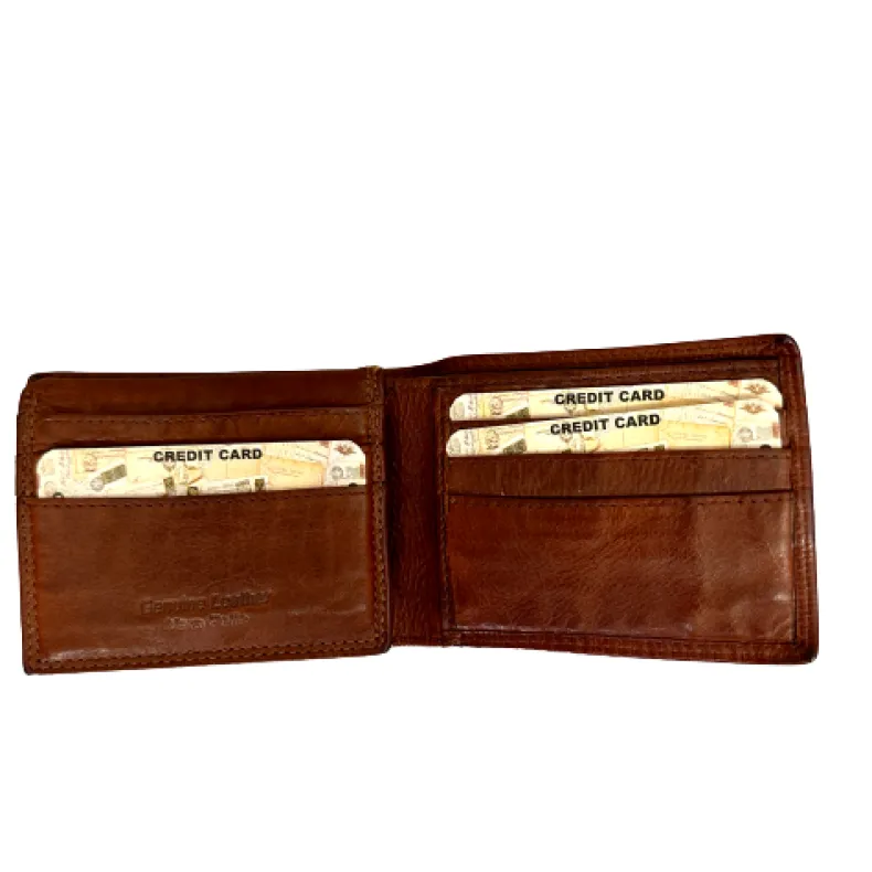 Handmade Wallet In Washed Leather S