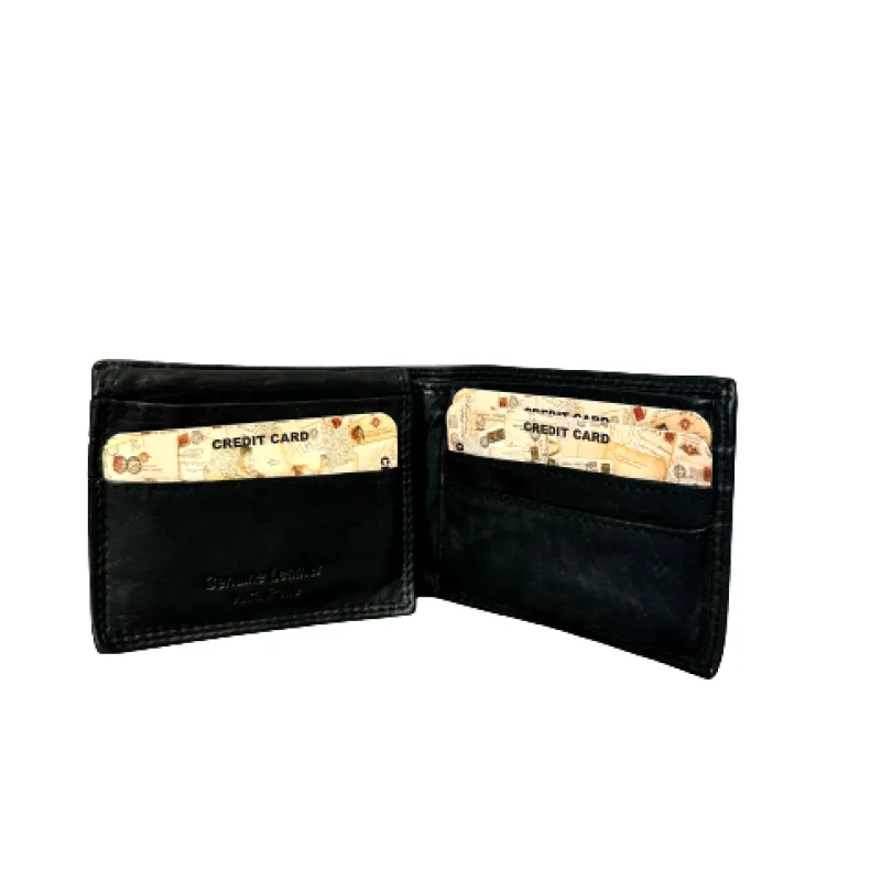 Handmade Wallet In Washed Leather S