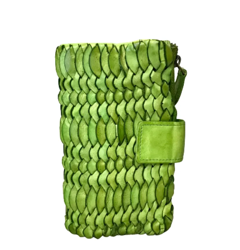 Handmade Wallet In Woven Leather