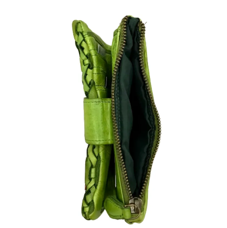 Handmade Wallet In Woven Leather