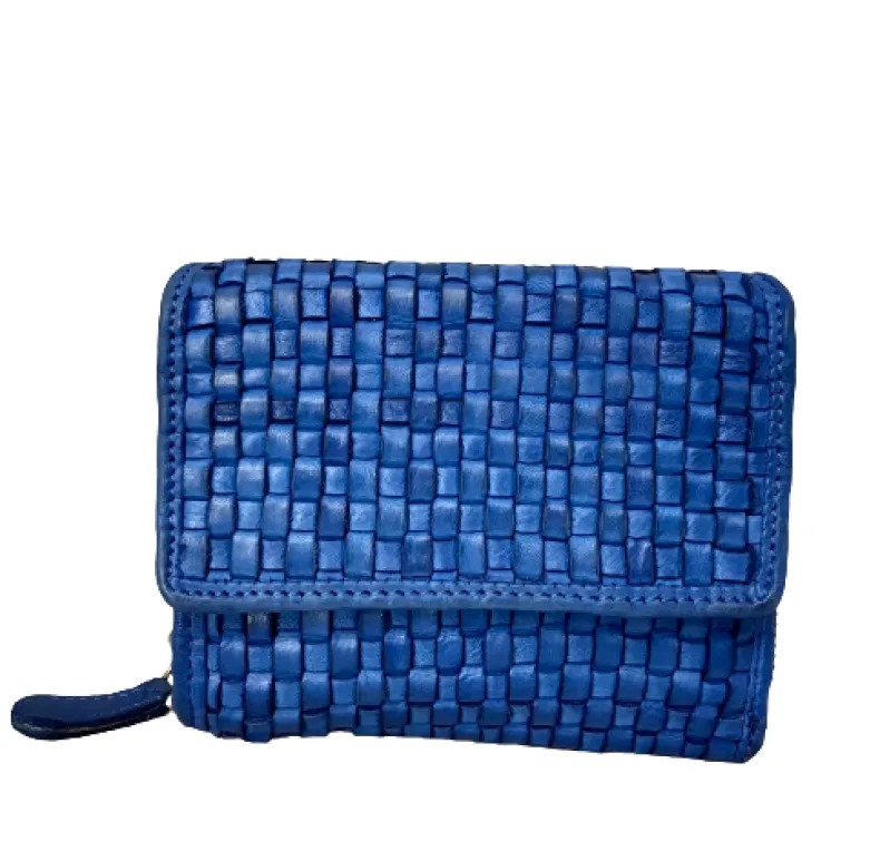 Handmade Wallet In Woven Leather