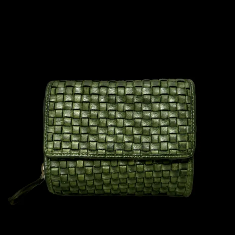 Handmade Wallet In Woven Leather