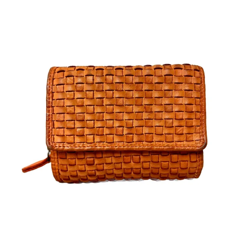 Handmade Wallet In Woven Leather