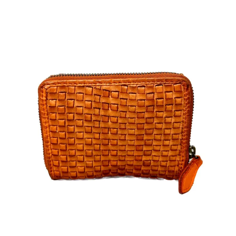 Handmade Wallet In Woven Leather