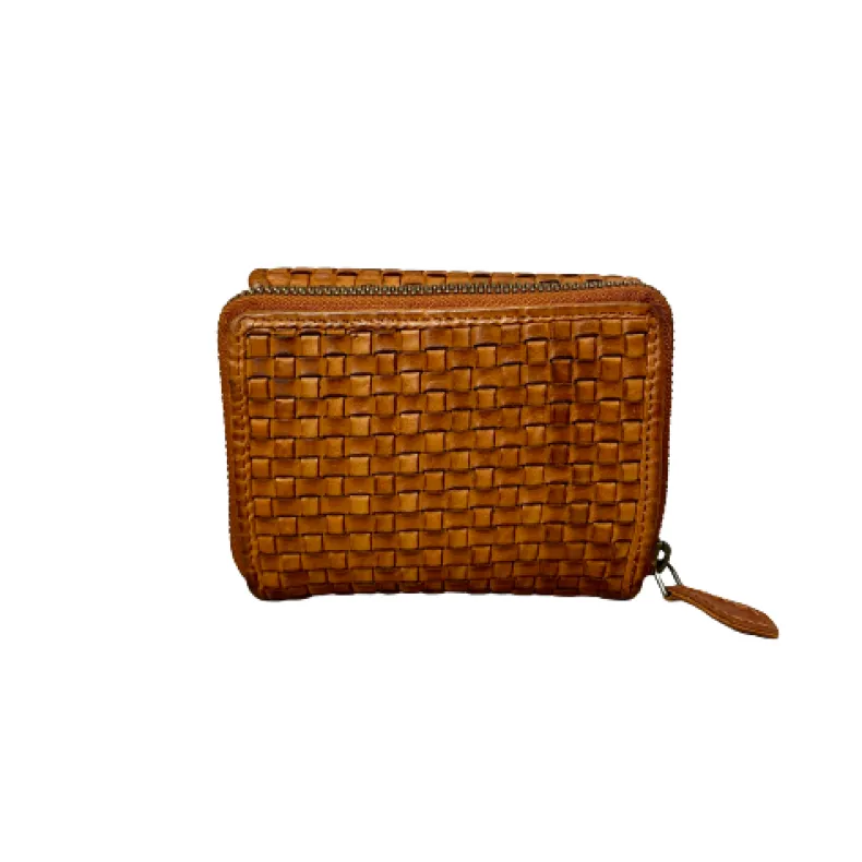 Handmade Wallet In Woven Leather