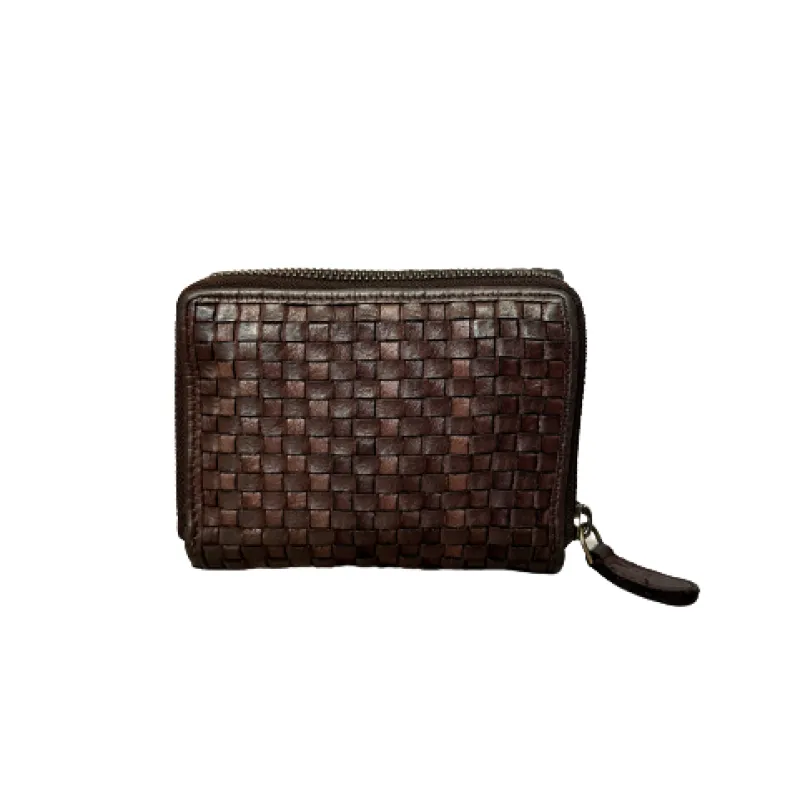Handmade Wallet In Woven Leather