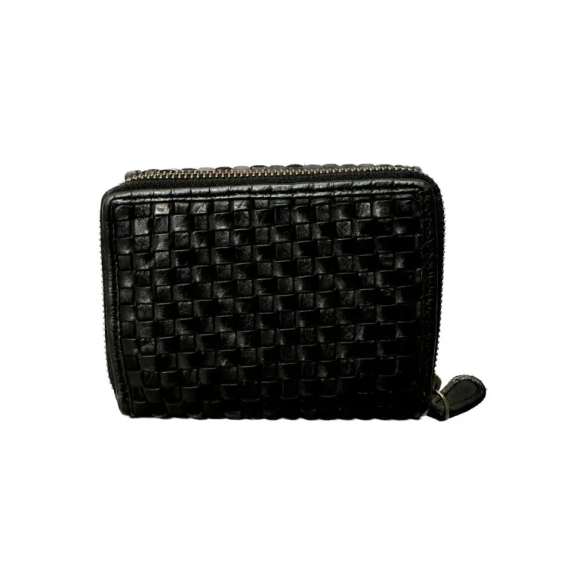 Handmade Wallet In Woven Leather