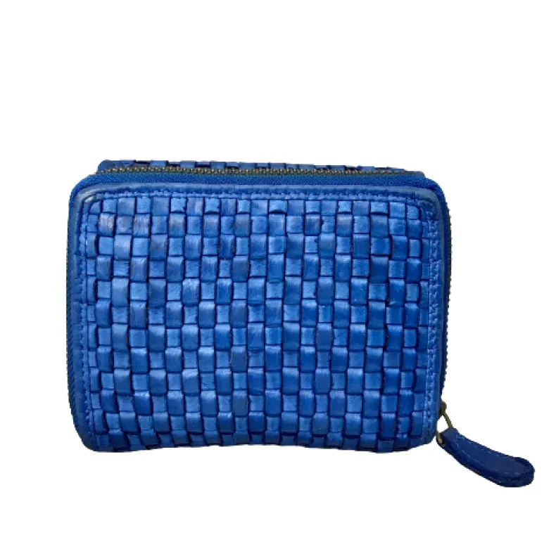 Handmade Wallet In Woven Leather