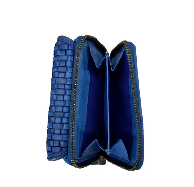 Handmade Wallet In Woven Leather