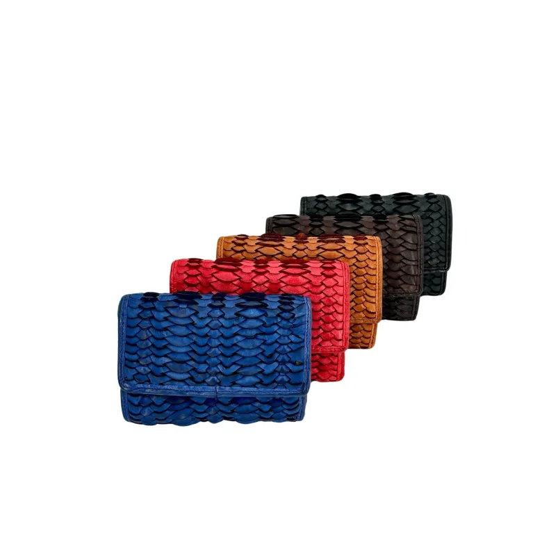 Handmade Wallet In Woven Leather