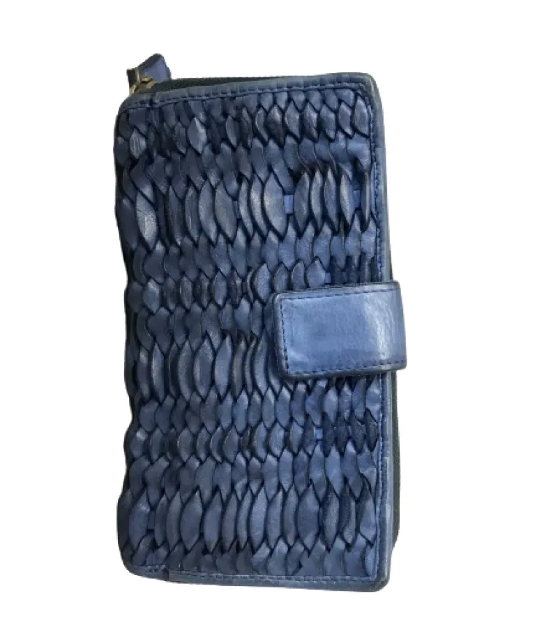 Handmade Wallet In Woven Leather