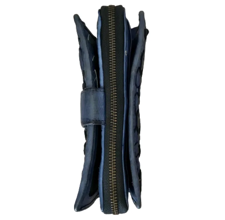 Handmade Wallet In Woven Leather