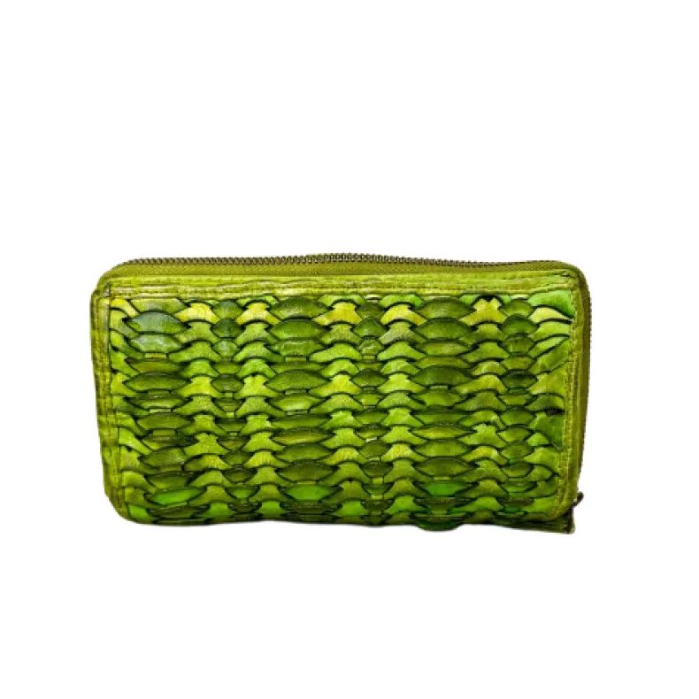 Handmade Wallet In Woven Leather