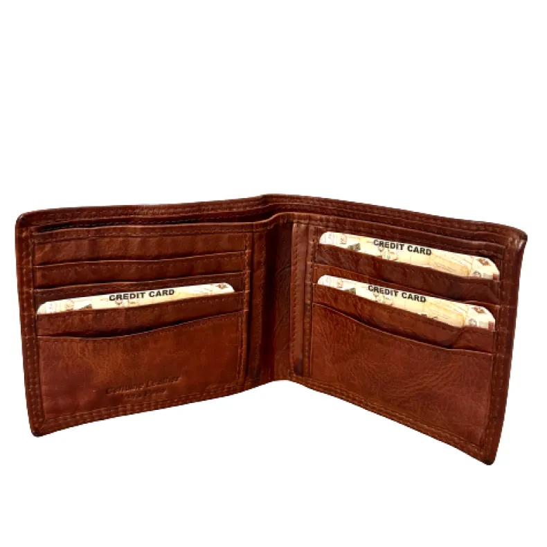 Handmade Wallet In Washed Leather