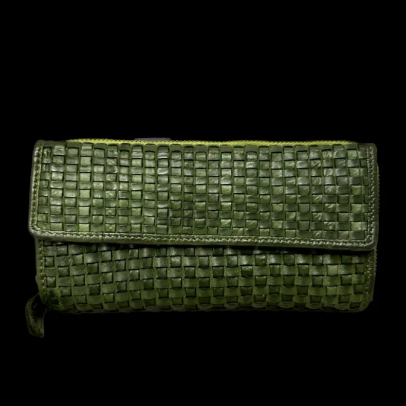 Handmade Wallet In Woven Leather