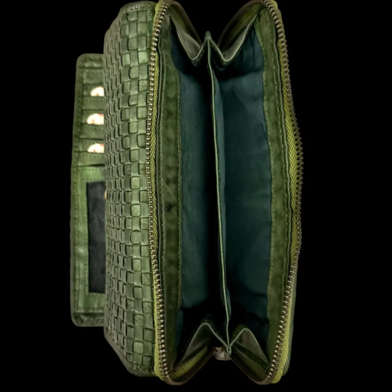 Handmade Wallet In Woven Leather