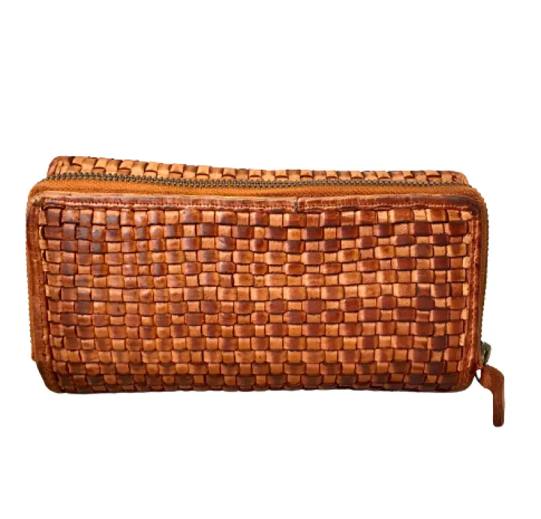Handmade Wallet In Woven Leather