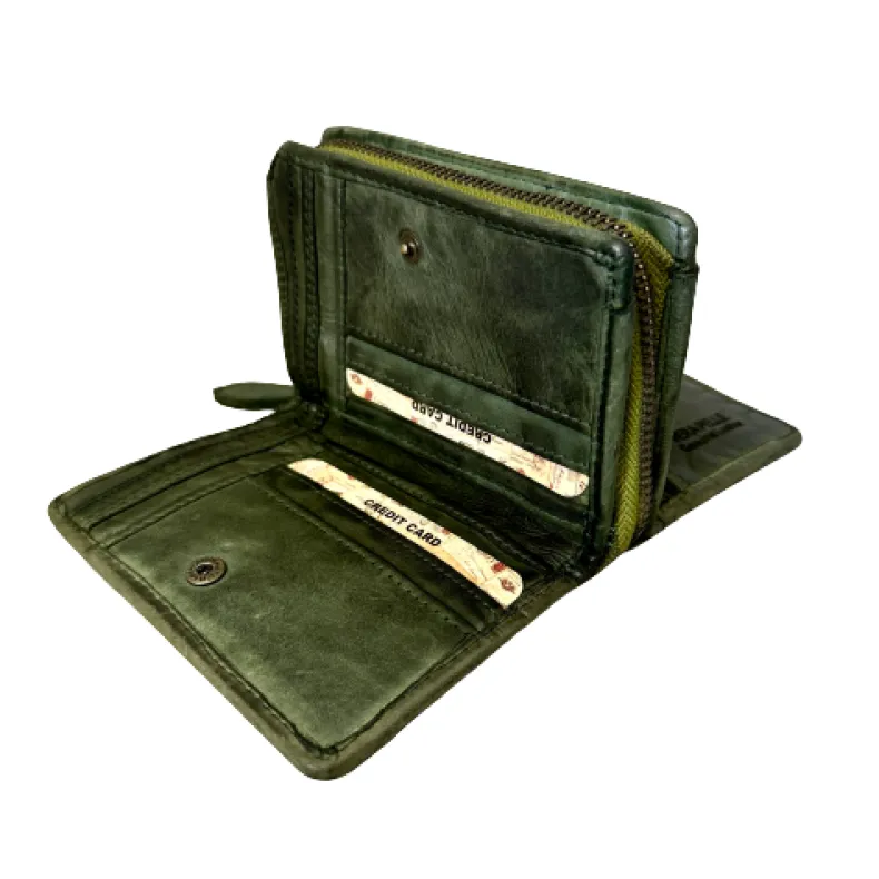 Handmade Wallet In Woven Leather