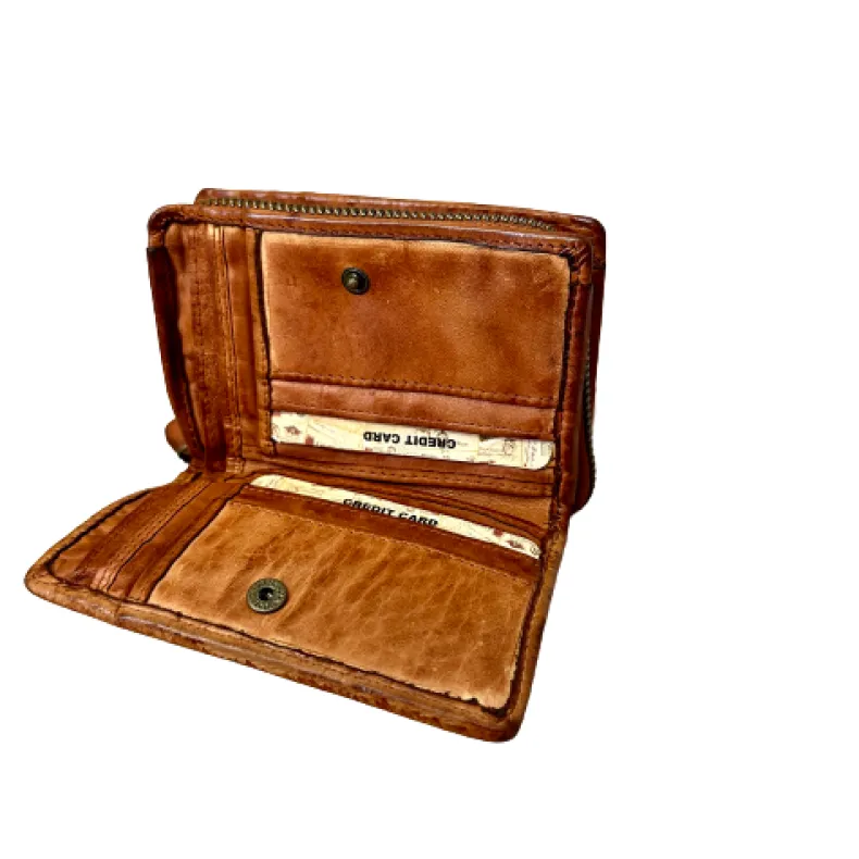 Handmade Wallet In Woven Leather