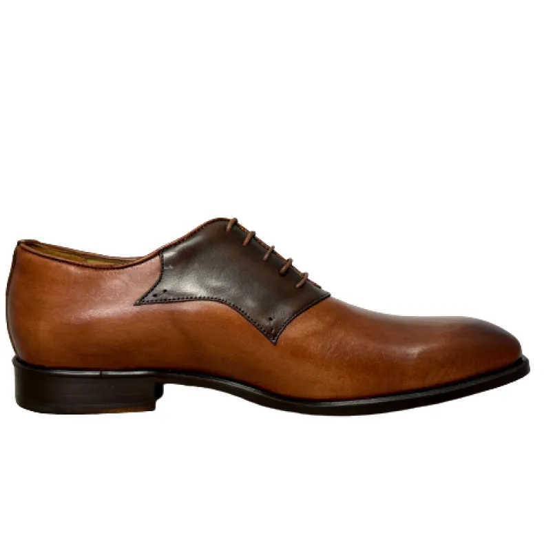 Hand-stitched Two-tone Shaded Handcrafted Lace-up Blake