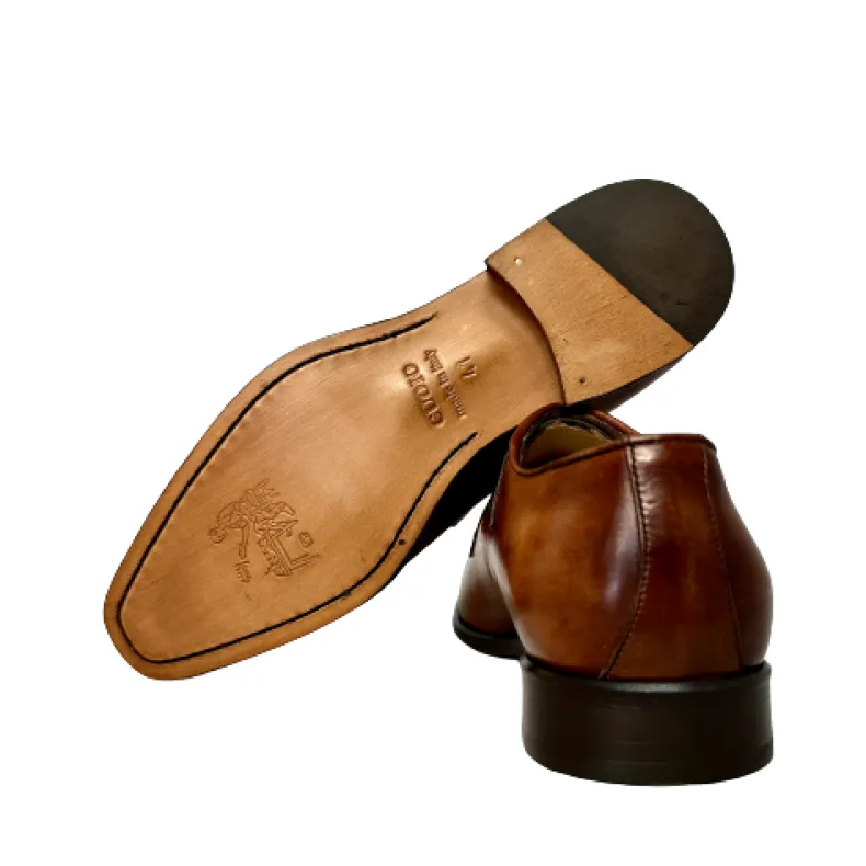 Hand-stitched Two-tone Shaded Handcrafted Lace-up Blake