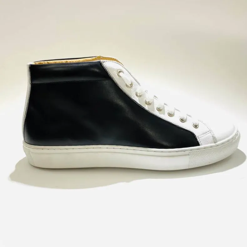 High Artisan Leather Sneakers
