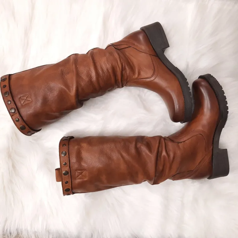 High Leather Boot