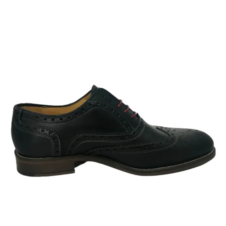 Lace-up In Leather With Leather Sole - Duilio Black