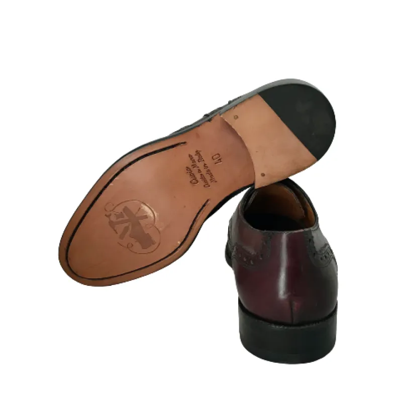 Lace-up In Leather With Leather Sole - Duilio 3 Bordeaux