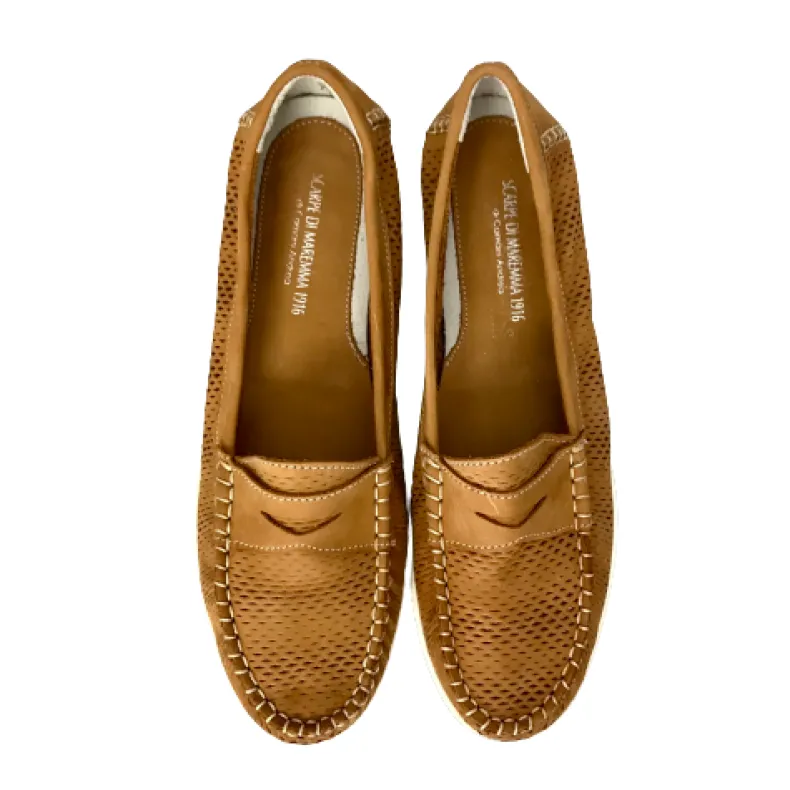 Leather Nubuck Moccasin