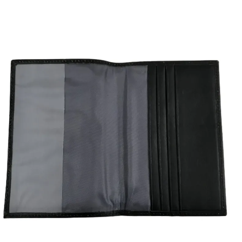 Leather Wallet With Passport Holder