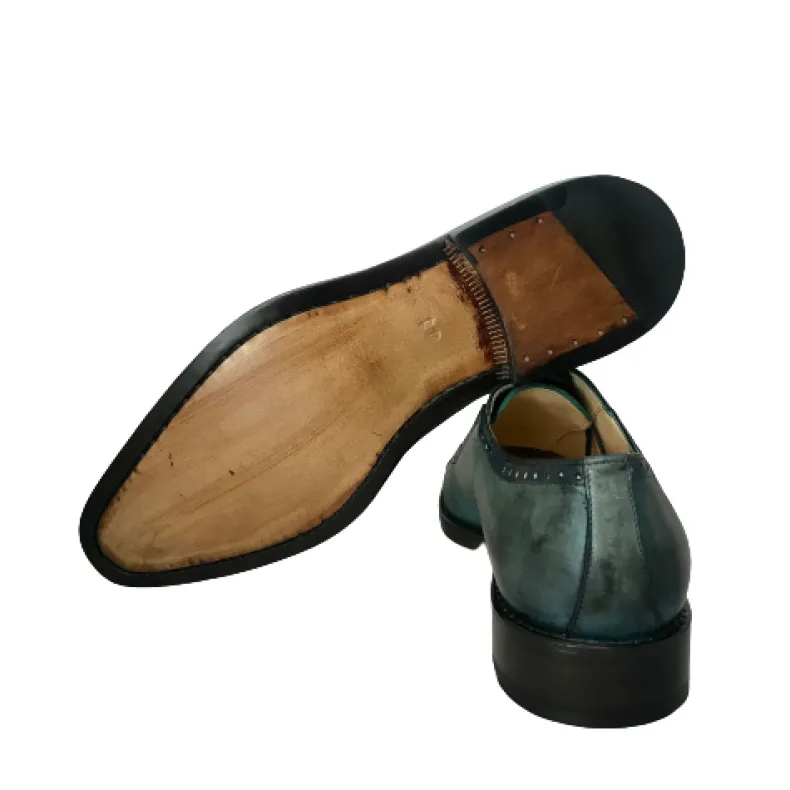 Light Blue Handmade Lace-up - Luxury Collection