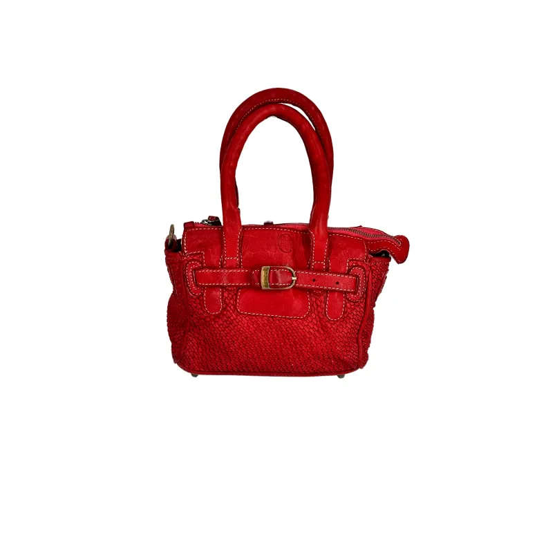 Lili Minibag – Woven Leather