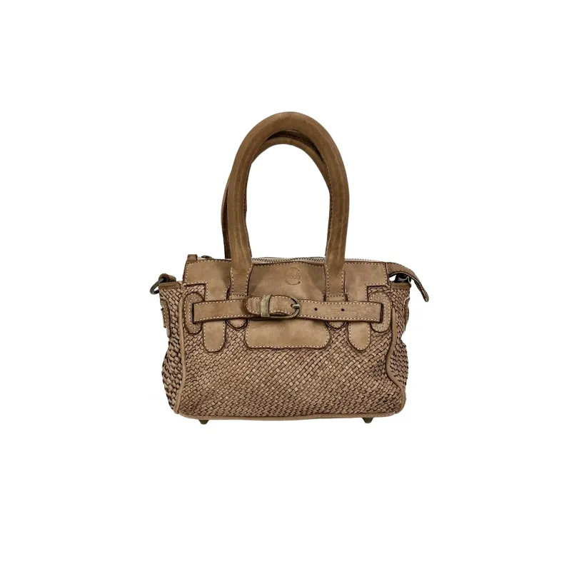 Lili Minibag – Woven Leather