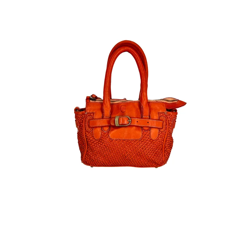 Lili Minibag – Woven Leather