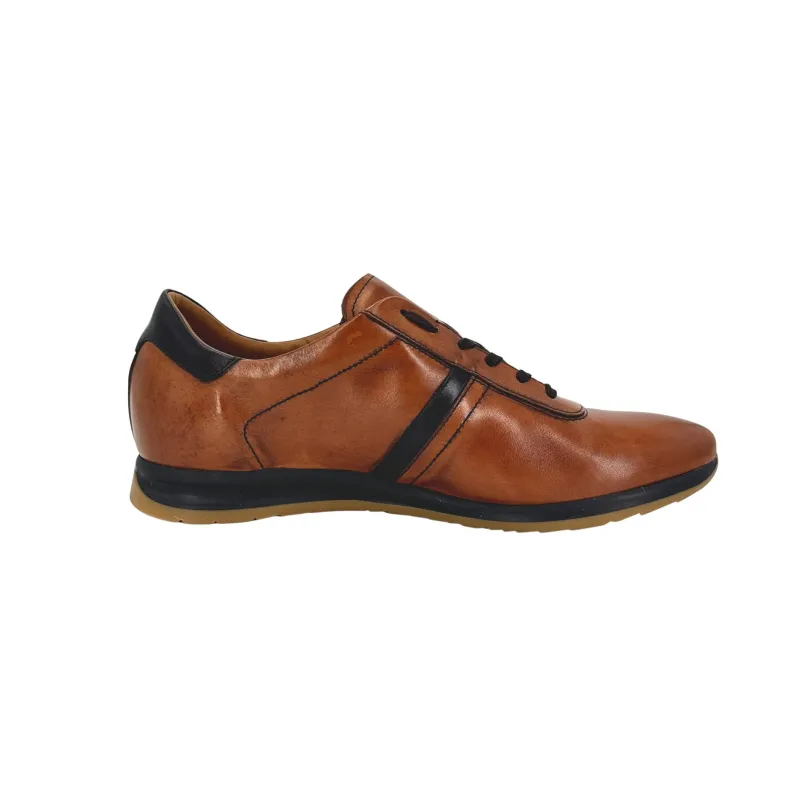 Lorenzo – Cognac And Chocolate Sneakers