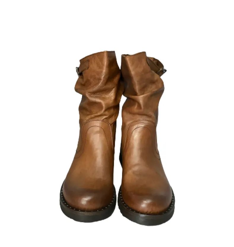 Low Boot In Artisan Leather