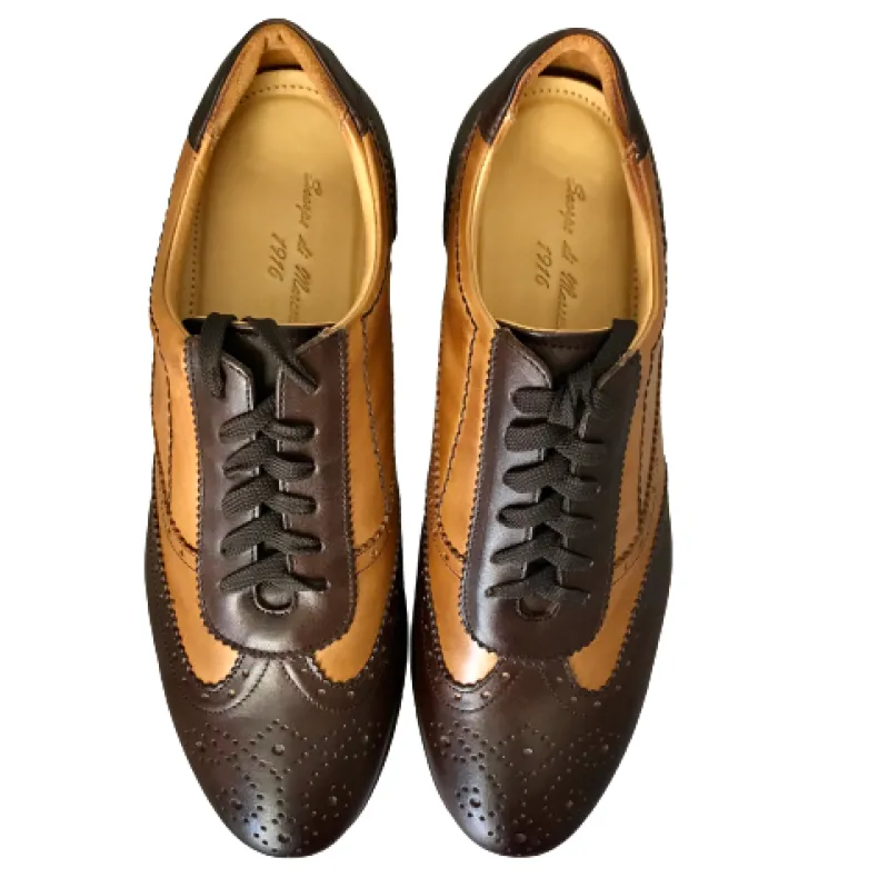 Low Leather / Brown Sneakers