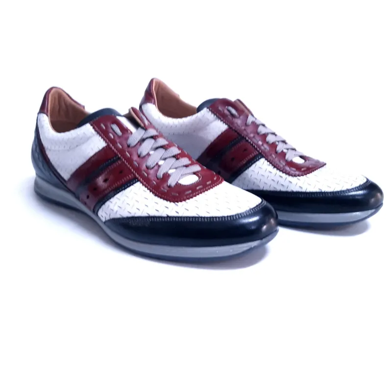 Low Sneakers In White Leather