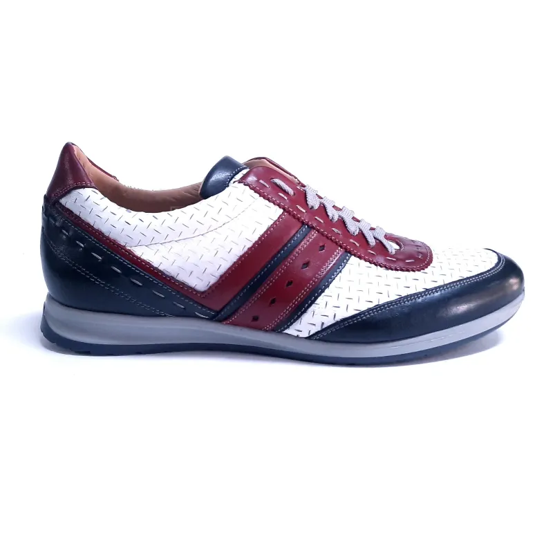 Low Sneakers In White Leather