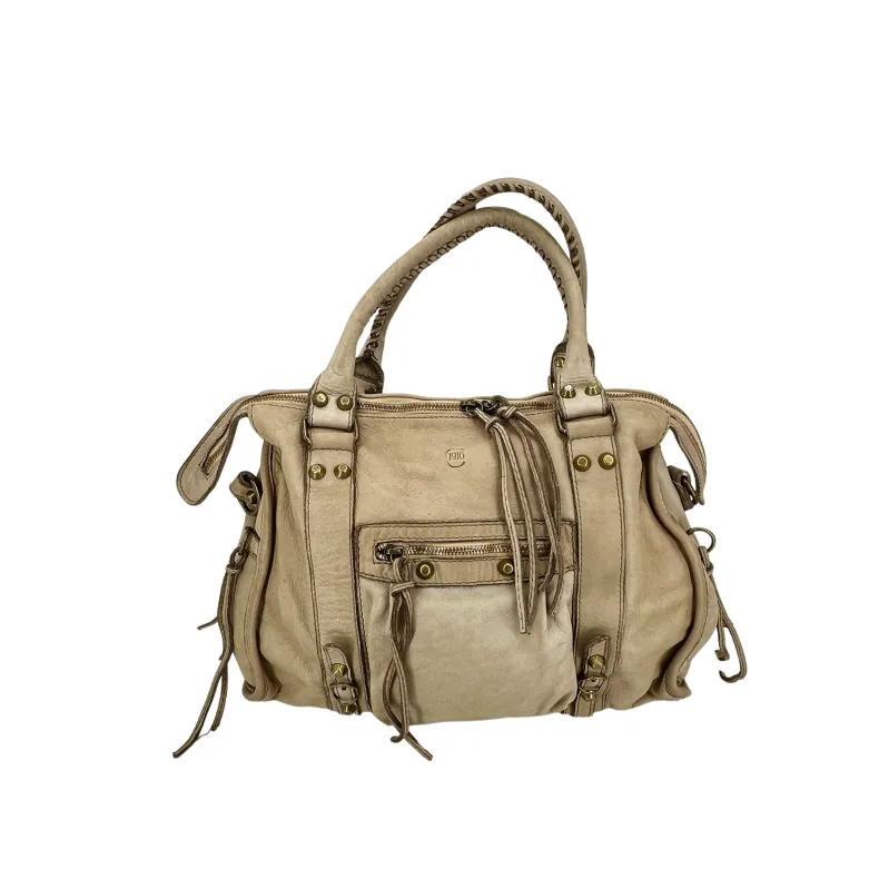 Luisa Big – Bag With Studs And Leather Laces