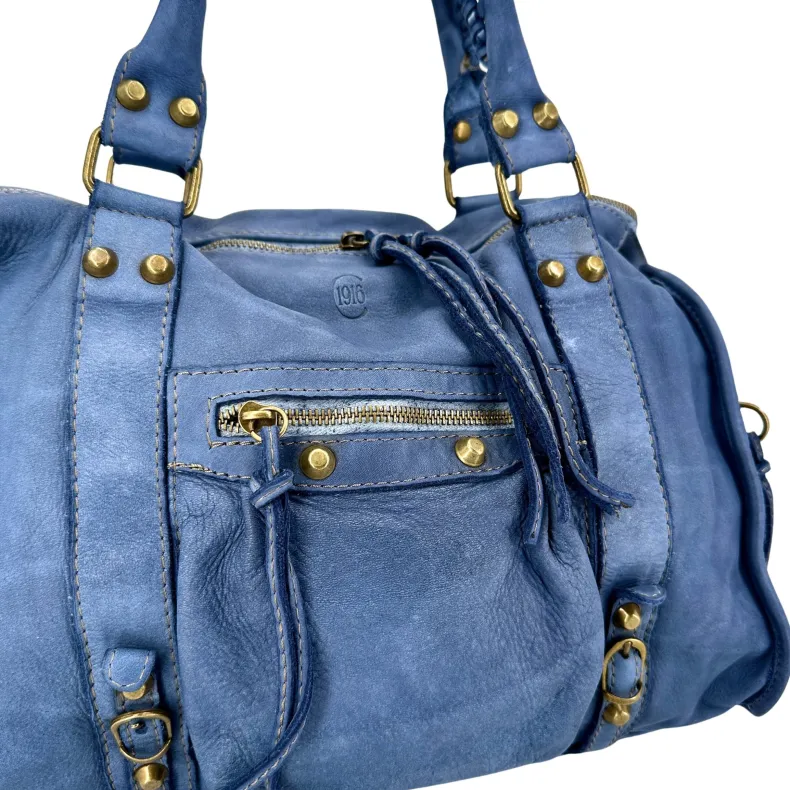 Luisa Big – Bag With Studs And Leather Laces