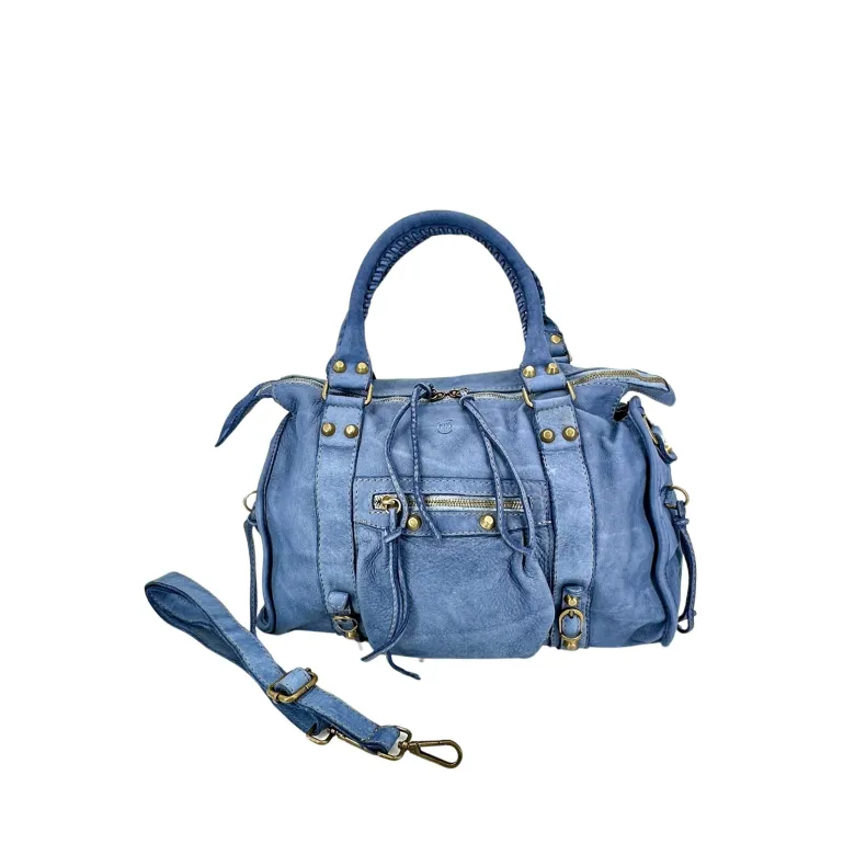 Luisa Big – Bag With Studs And Leather Laces