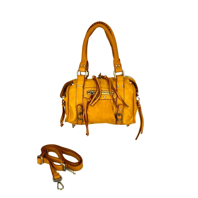 Luisa Small – Handbag With Studs And Leather Laces