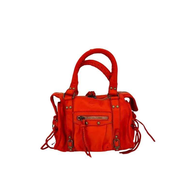 Luisa Small – Handbag With Studs And Leather Laces