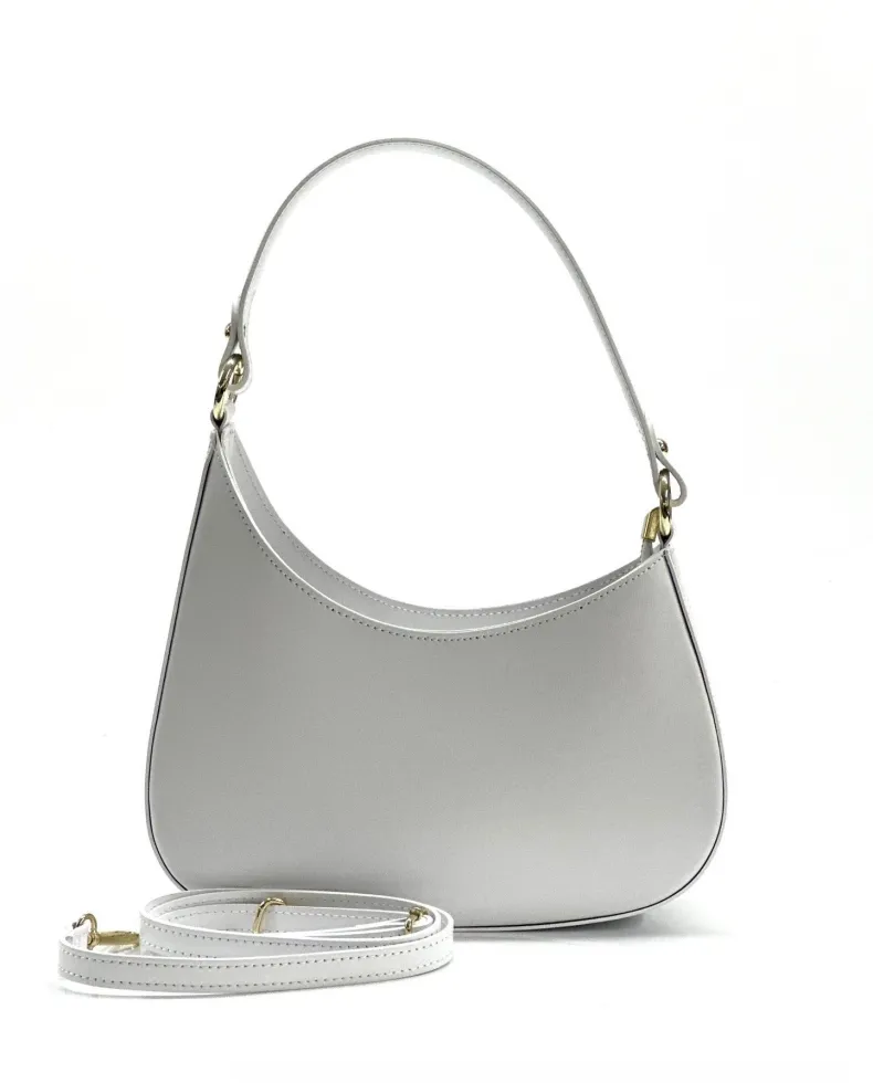 Luna – Blown Leather Bag With Two Shoulder Straps