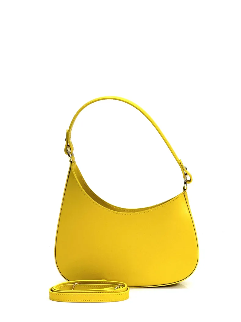 Luna – Blown Leather Bag With Two Shoulder Straps